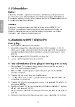 Предварительный просмотр 22 страницы Clas Ohlson TVG3970A Manual