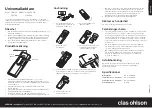 Предварительный просмотр 2 страницы Clas Ohlson UNI-200-UK Instruction Manual