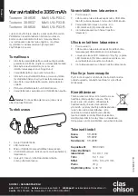 Preview for 4 page of Clas Ohlson US–P33-C Quick Start Manual