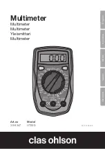 Preview for 1 page of Clas Ohlson UT33D Manual