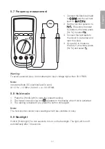 Preview for 17 page of Clas Ohlson ut61d User Manual