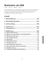 Preview for 103 page of Clas Ohlson ut61d User Manual