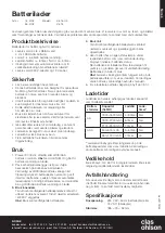 Preview for 3 page of Clas Ohlson V-878 Manual