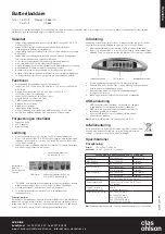 Preview for 2 page of Clas Ohlson V-9688 User Manual