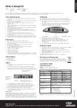 Preview for 5 page of Clas Ohlson V-9688 User Manual