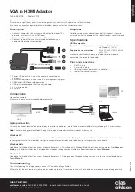 Предварительный просмотр 1 страницы Clas Ohlson VE704 Manual