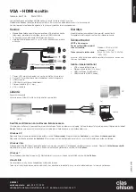 Предварительный просмотр 4 страницы Clas Ohlson VE704 Manual