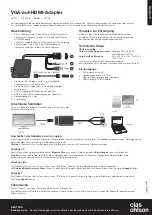 Предварительный просмотр 5 страницы Clas Ohlson VE704 Manual