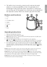 Preview for 5 page of Clas Ohlson WK8237NSY Instruction Manual