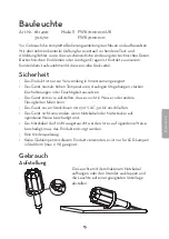 Preview for 15 page of Clas Ohlson WORK LIGHT FWK70002V0 Instructions For Use Manual