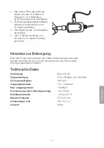 Предварительный просмотр 17 страницы Clas Ohlson WS-101 Manual