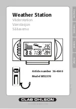 Clas Ohlson ws2370 User Manual preview