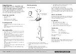 Предварительный просмотр 2 страницы Clas Ohlson WSL-1005 Instruction Manual