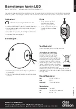 Preview for 3 page of Clas Ohlson WX-5VLED20-12WW-1-1 Quick Manual