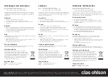 Preview for 2 page of Clas Ohlson WX-C-LED44-14WW-1 Quick Start Manual