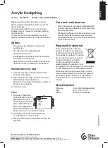 Clas Ohlson WX-LED44-26W-1 Instruction Manual preview