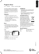 Preview for 3 page of Clas Ohlson WX-LED44-26W-1 Instruction Manual