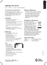 Preview for 5 page of Clas Ohlson WX-LED44-26W-1 Instruction Manual