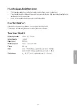 Preview for 21 page of Clas Ohlson XLD 8532 Instruction Manual