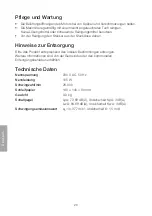 Preview for 26 page of Clas Ohlson XLD 8532 Instruction Manual