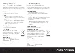 Preview for 2 page of Clas Ohlson XY-BL2-10BT8-P Quick Start Manual