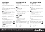 Clas Ohlson ZK6023B Instructions For Use preview