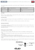 Preview for 9 page of CLAS AC 7490 Instructions Manual