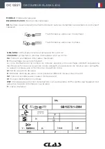 Предварительный просмотр 4 страницы CLAS OC 0221 Manual