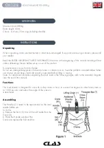 Предварительный просмотр 9 страницы CLAS OH 0238 Manual