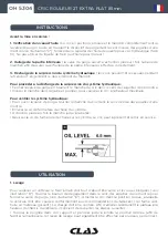 Предварительный просмотр 4 страницы CLAS OH 5304 Manual