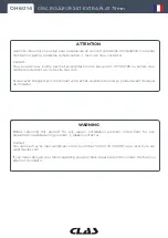 Preview for 2 page of CLAS OH 6014 Manual