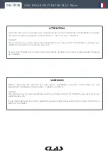 Preview for 2 page of CLAS OH 7014 Manual