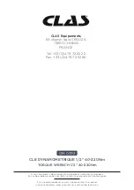 Предварительный просмотр 12 страницы CLAS OM 0792 Manual