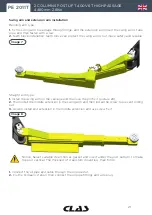 Предварительный просмотр 21 страницы CLAS PE 2011T Manual