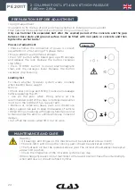 Предварительный просмотр 24 страницы CLAS PE 2011T Manual