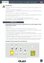 Предварительный просмотр 43 страницы CLAS PE 6002 Manual