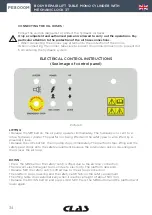 Предварительный просмотр 34 страницы CLAS PE 8000M Manual