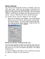 Preview for 8 page of ClassCo InTouch 510 User Manual