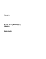 ClassCo PSM585 User Manual preview