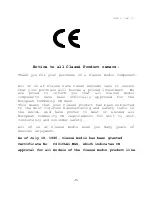 Preview for 13 page of Classe Audio CA-150 Owner'S Manual