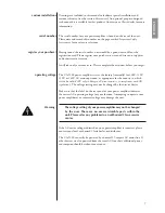 Preview for 7 page of Classe Audio CA-5100 Owner'S Manual