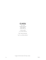 Preview for 180 page of Classe Audio CA-5100 Owner'S Manual