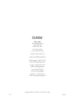 Preview for 42 page of Classe Audio CDP-102 Owner'S Manual