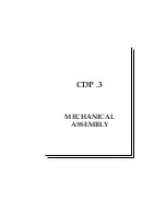 Предварительный просмотр 3 страницы Classe Audio CDP .3 Service Manual