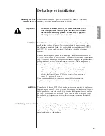 Preview for 47 page of Classe Audio CDT-300 Owner'S Manual