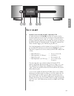 Preview for 51 page of Classe Audio CDT-300 Owner'S Manual