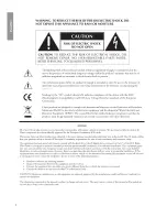 Preview for 2 page of Classe Audio CP-500 Manual