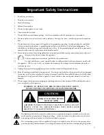 Предварительный просмотр 3 страницы Classe Audio CT-5300 Owner'S Manual