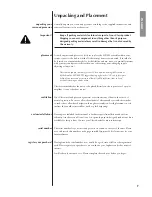 Preview for 7 page of Classe Audio SSP-600 Owner'S Manual