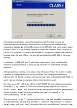 Предварительный просмотр 11 страницы Classe Audio SSP-800 User Manual